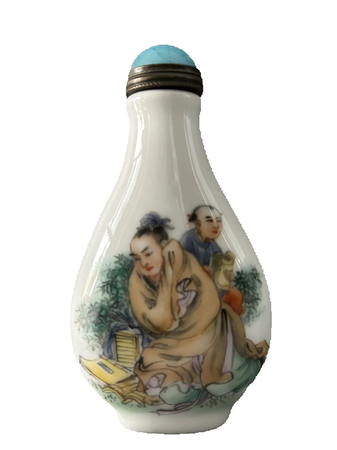 Vintage Collectible Bottles - Colección de porcelana vintage china pintada,