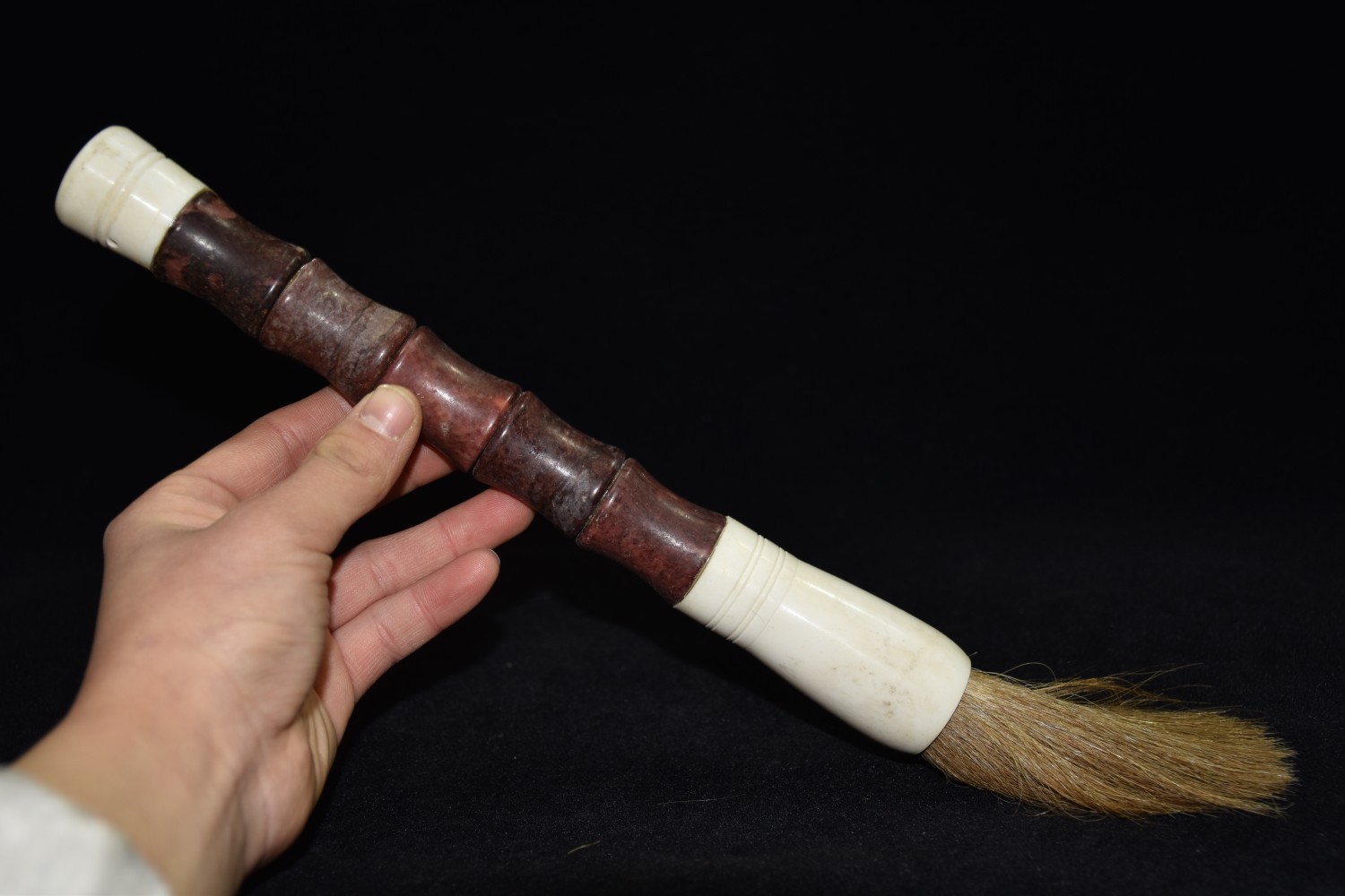 Vintage Collectible Pens - Pincel decorativo de jade y hueso