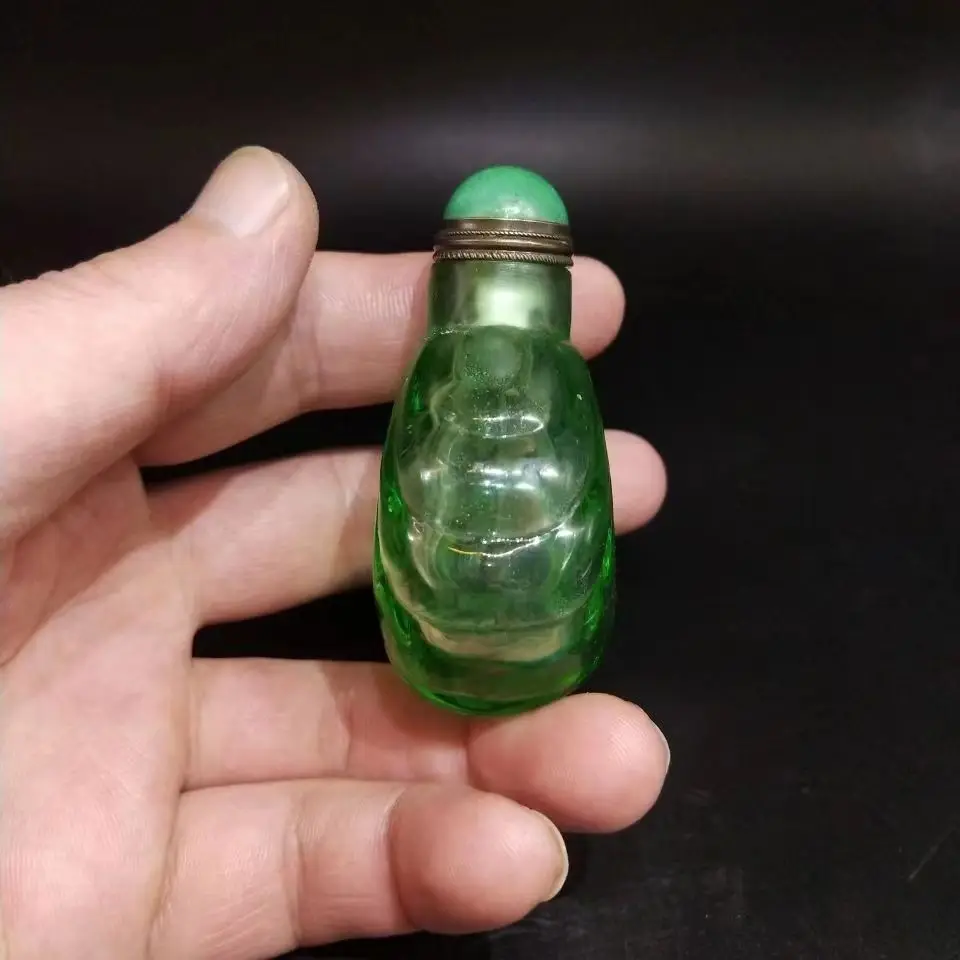Botella de vidrio prismático v - Vintage Collectible Bottles reseña y precio