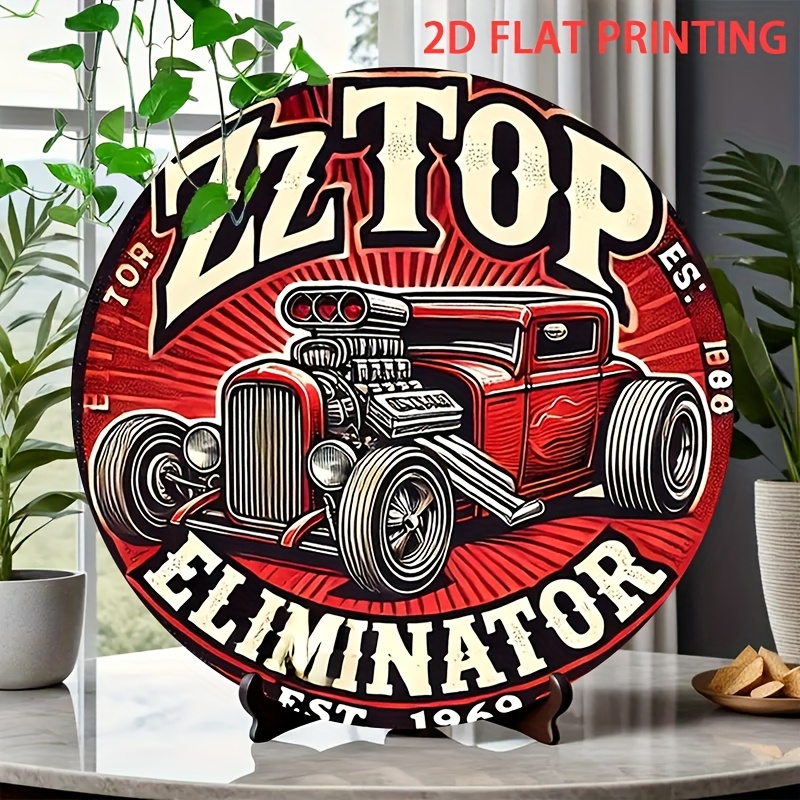 2D plano, 1 pieza ZZ Top Elimi - Vintage Collectible Plates reseña y precio