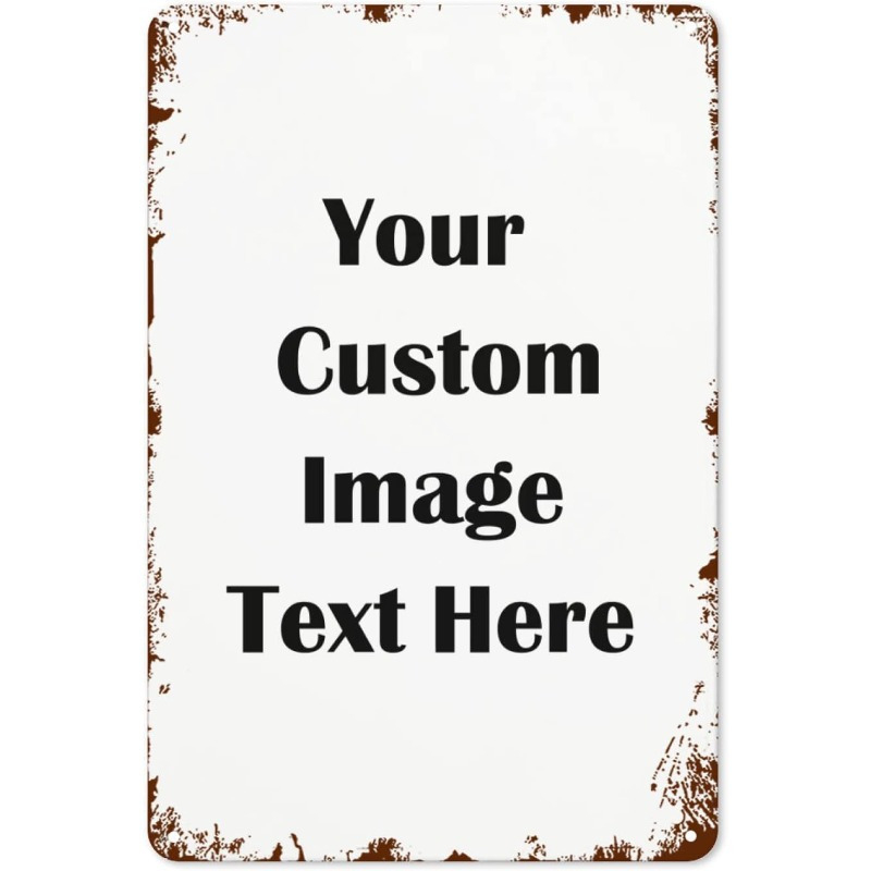 Letrero de metal personalizado - Vintage Collectible Plates reseña y precio